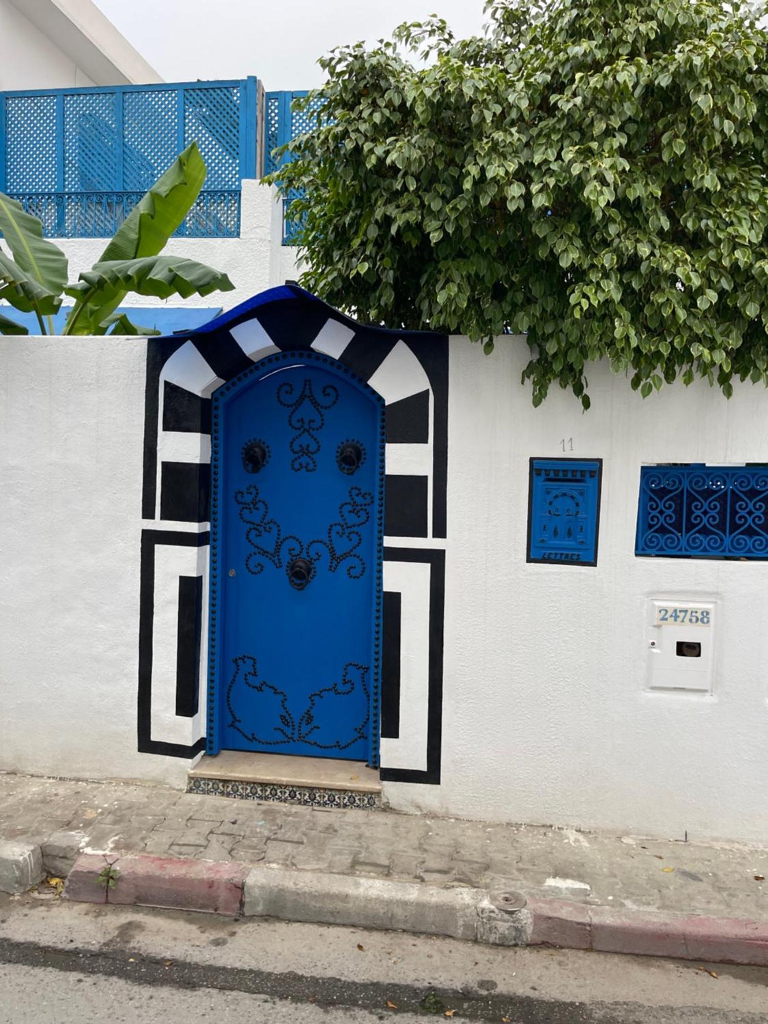 Villa The Blue And White Perle Sidi Bou Ali Exterior foto