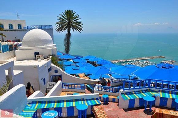Villa The Blue And White Perle Sidi Bou Ali Exterior foto