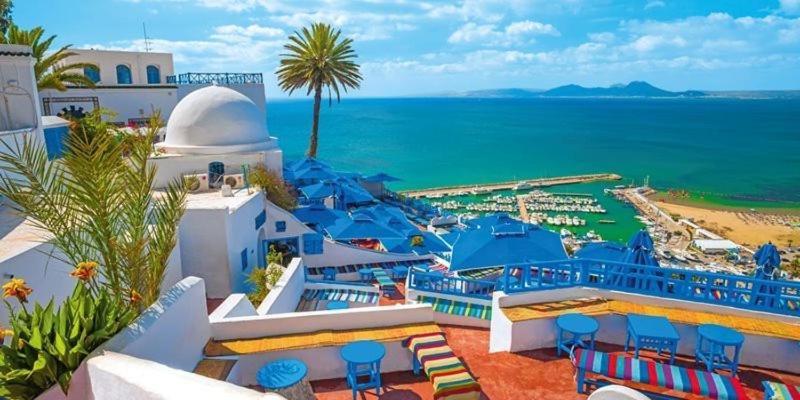 Villa The Blue And White Perle Sidi Bou Ali Exterior foto